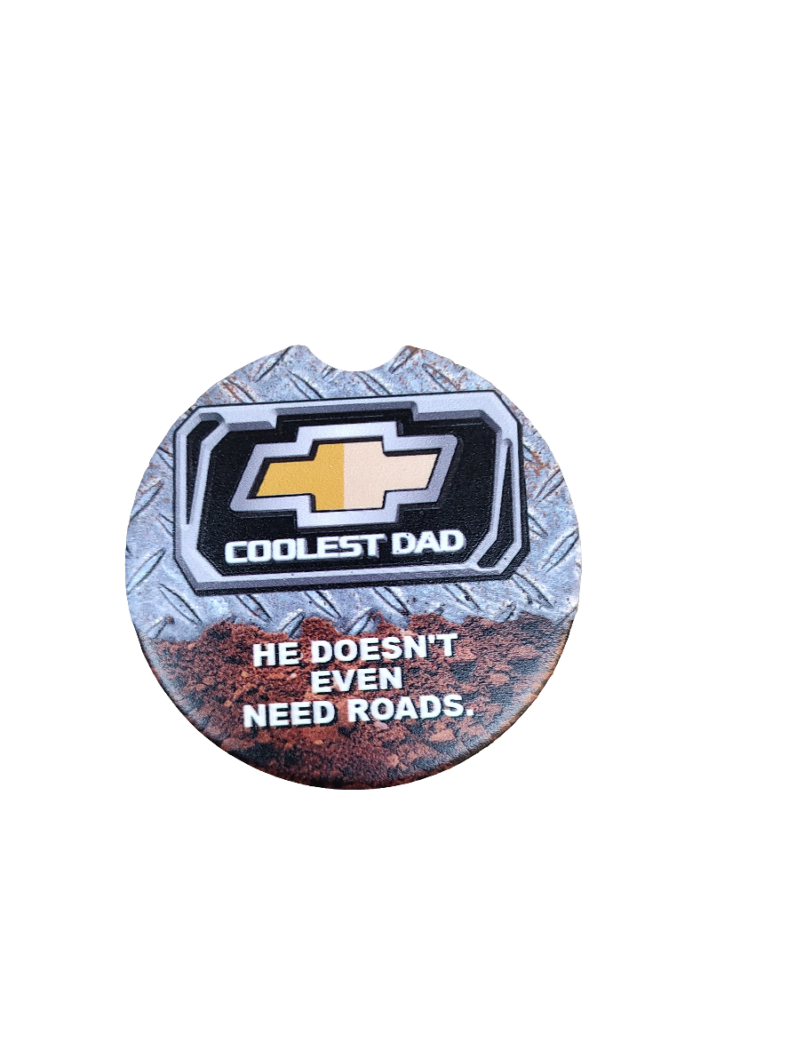 Coolest Dad car coaster