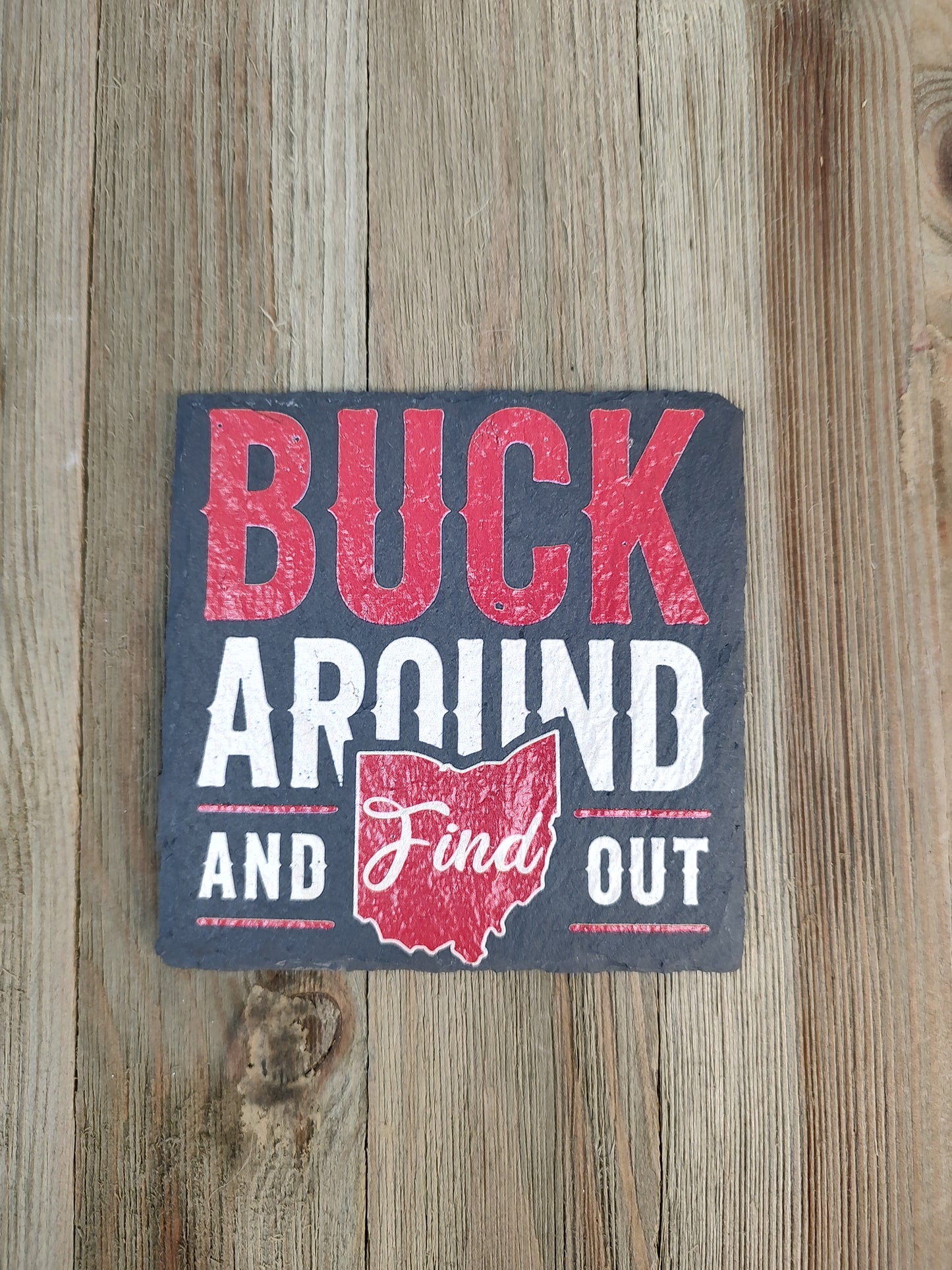 Buck Around coaster