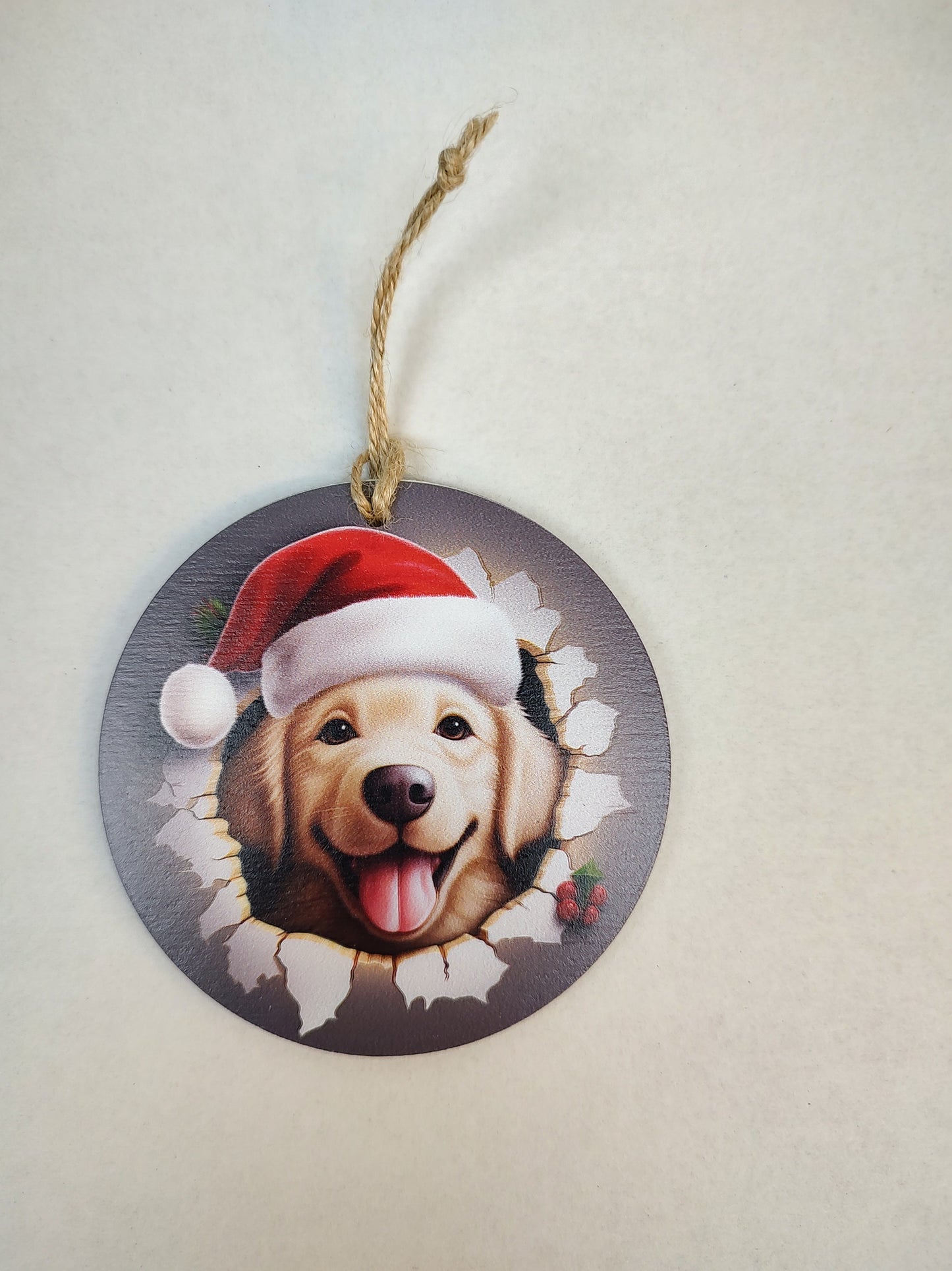 Golden retriever Ornament