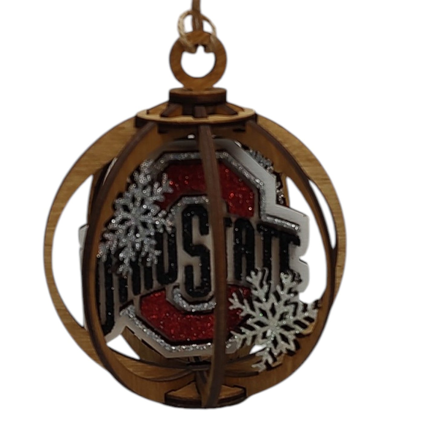 Ohio State snow globe ornament