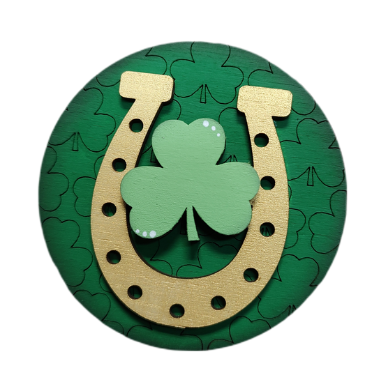 Horse Shoe Shamrock