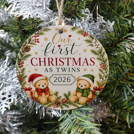 Twin Baby's first Christmas
