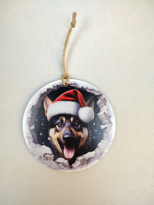 German Shepherd Ornament