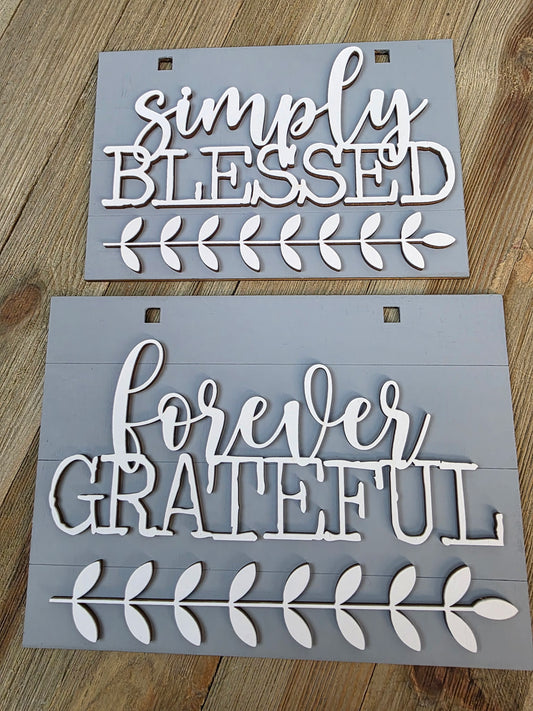 Simply Blessed interchangeable set