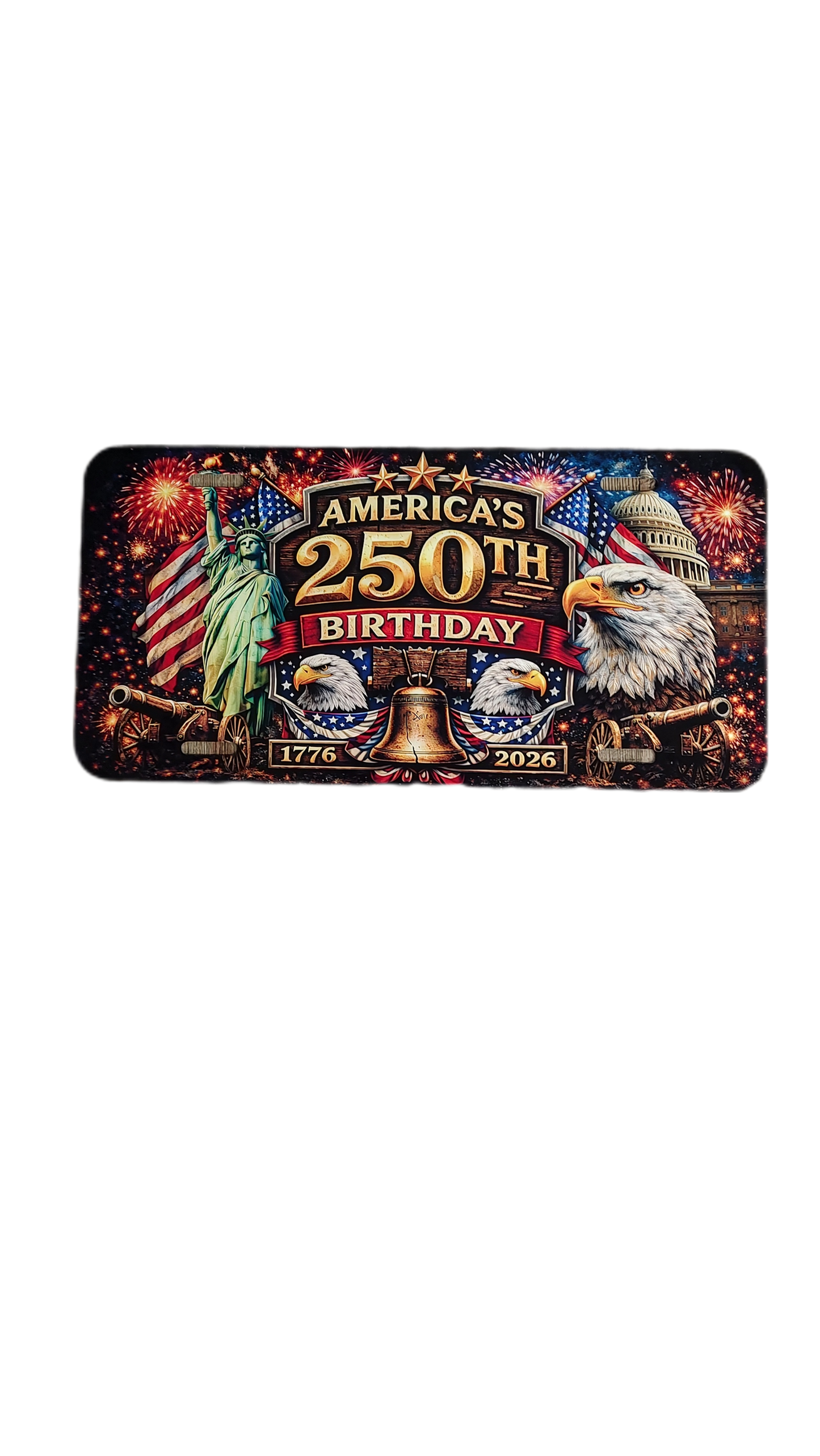250 birthday license plate