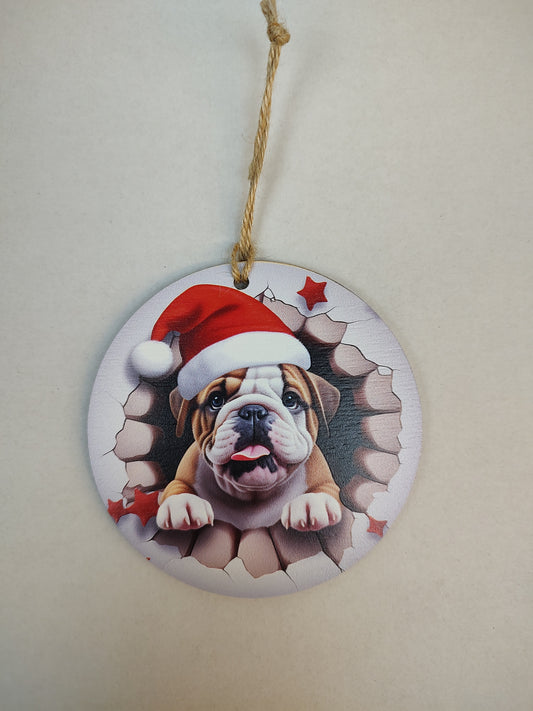 Bulldog Ornament