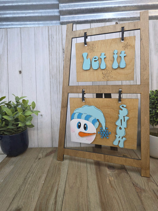 Let it snow interchangeable set