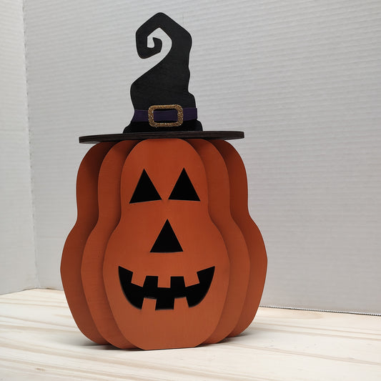 large light up pumpkin